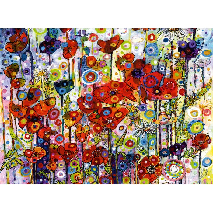 Puzzle Art-by-Bluebird-60157 Sally Rich - Poppies