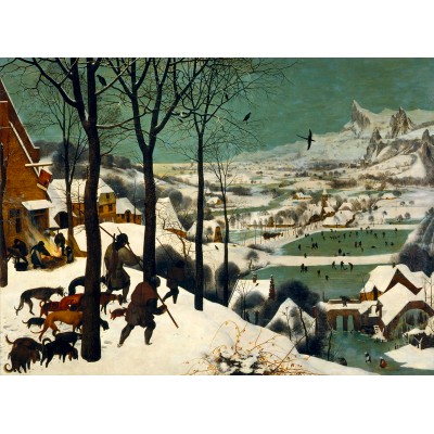 Puzzle  Art-by-Bluebird-60161 Pieter Brueghel the Elder - Hunters in the Snow