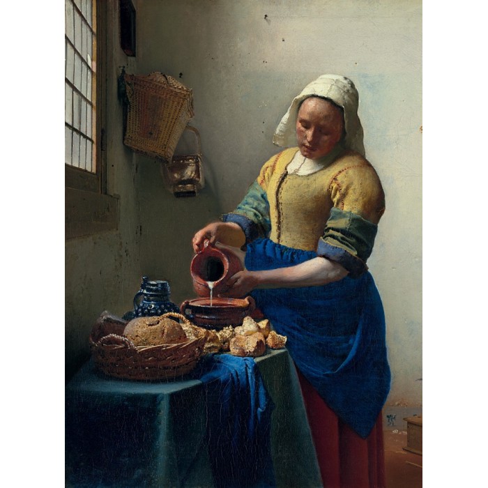 Puzzle Art-by-Bluebird-60162 Vermeer Johannes - The Milkmaid, 1658-1661