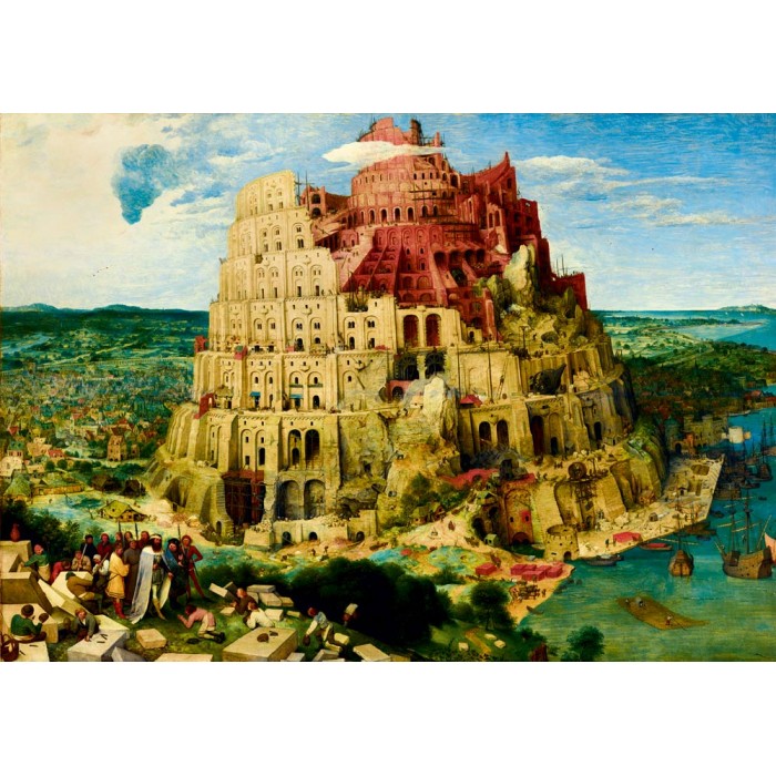 Puzzle Art-by-Bluebird-F-60201 Pieter Bruegel the Elder - The Tower of Babel, 1563