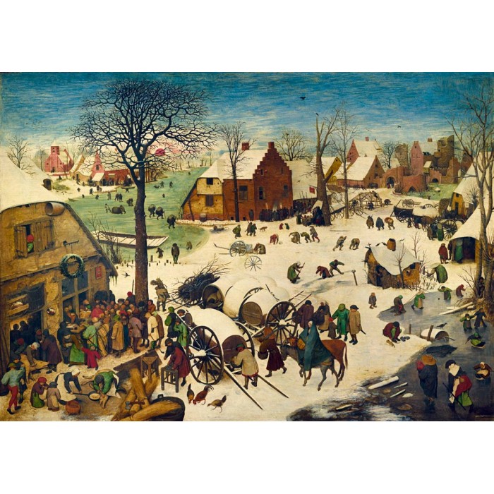 Puzzle Art-by-Bluebird-F-60225 Pieter Bruegel the Elder - The Census at Bethlehem, 1566