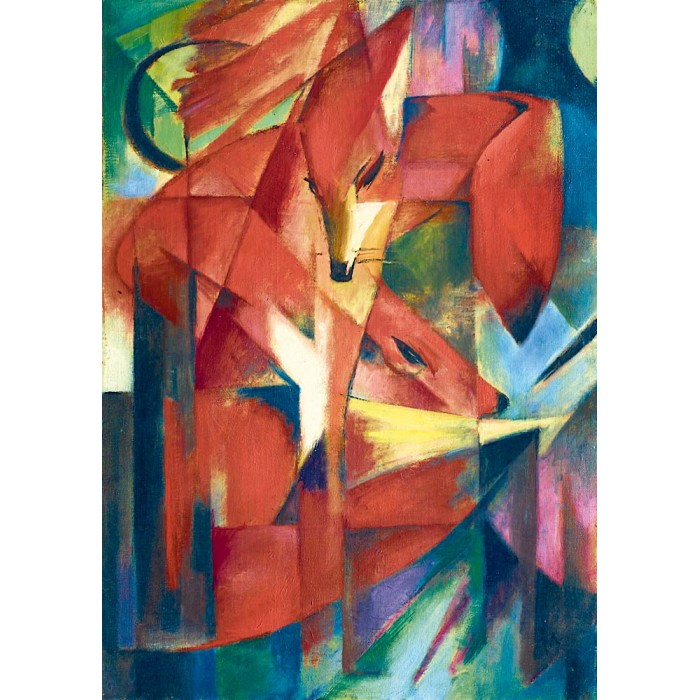 Puzzle Art-by-Bluebird-F-60262 Franz Marc - The Foxes, 1913