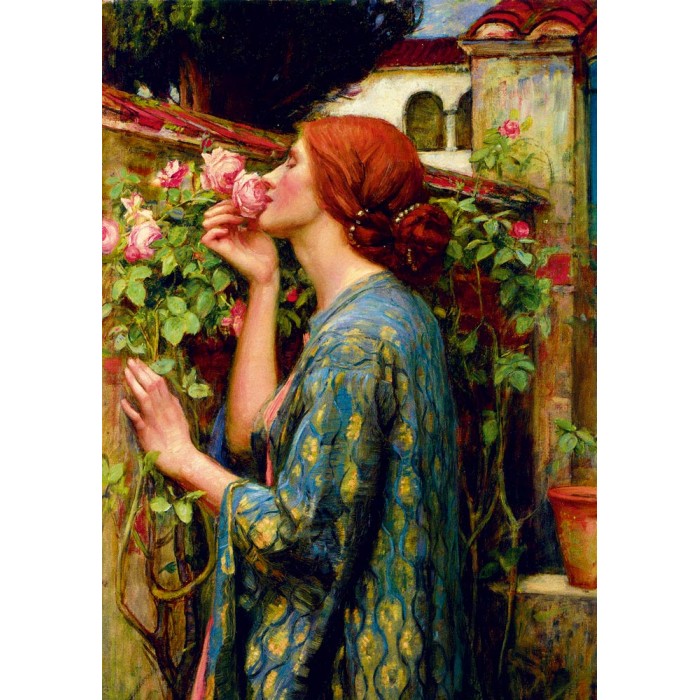 Puzzle Art-by-Bluebird-F-60282 John William Waterhouse - The Soul of the Rose, 1903