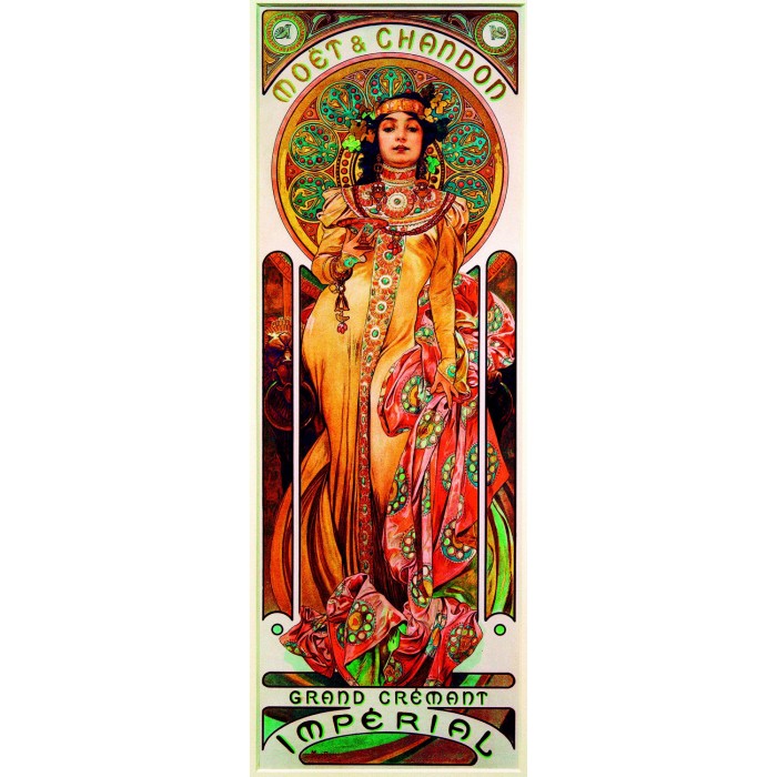 Puzzle Art-by-Bluebird-F-60298 Mucha  - Moët & Chandon-Grand Crémant Impérial, 1899