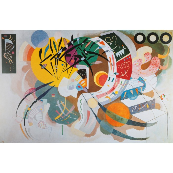 Puzzle Art-by-Bluebird-F-60302 Kandinsky - Courbe dominante, 1936