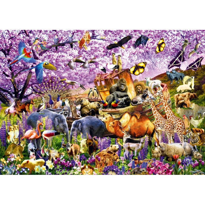 Puzzle Bluebird-Puzzle-70495-P Two By Two at Noah's Ark