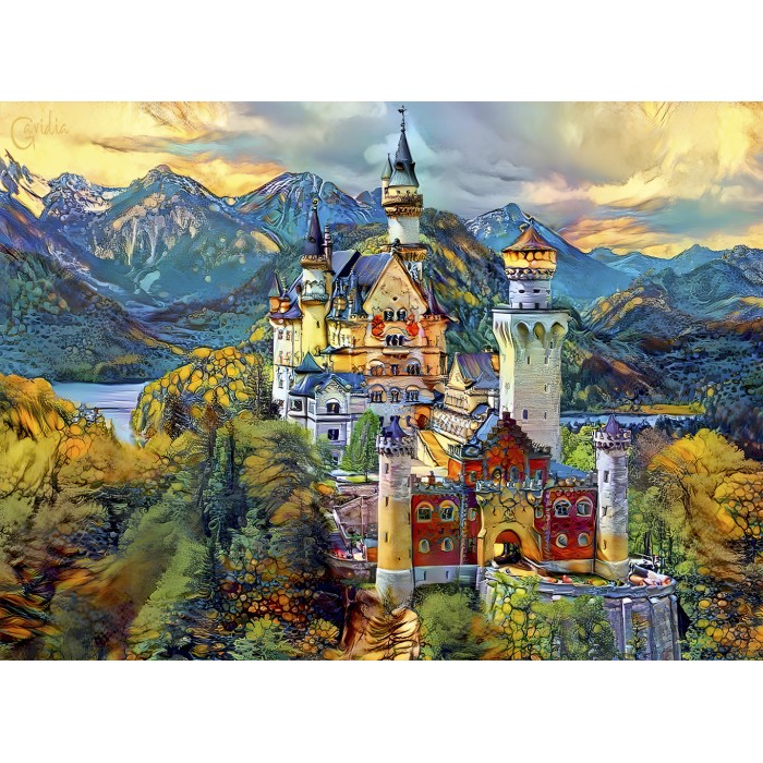 Puzzle Bluebird-Puzzle-70572-P Neuschwanstein Castle