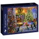 Bluebird-Puzzle - 1000 pieces - A Magical View to Christmas