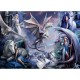 Bluebird-Puzzle - 1500 pieces - Anne Stokes - Silver Dragon Collage