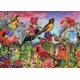 Bluebird-Puzzle - 500 pieces - Birds and Blooms Garden