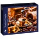 Bluebird-Puzzle - 1000 pièces - Black Coffee in Oriental Style