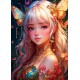 Bluebird-Puzzle - 300 pieces - Butterfly Girl