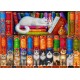 Bluebird-Puzzle - 204 pièces - Cat Bookshelf