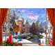 Bluebird-Puzzle - 1000 pieces - Christmas Mountain View