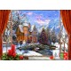 Bluebird-Puzzle - 500 pièces - Christmas Mountain View