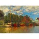 Bluebird-Puzzle - 1000 pieces - Claude Monet - Boats at Zaandam, 1871