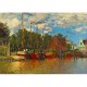 Bluebird-Puzzle - 1000 pièces - Claude Monet - Boats at Zaandam, 1871