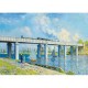 Bluebird-Puzzle - 1000 pieces - Claude Monet -Railway Bridge at Argenteuil, 1873