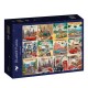 Bluebird-Puzzle - 3000 pieces - Collage Vintage