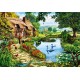 Bluebird-Puzzle - 1000 pièces - Cottage by the Lake