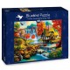 Bluebird-Puzzle - 1000 pieces - Country House by the Water Fall
