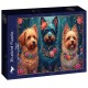 Bluebird-Puzzle - 1000 pieces - Dog trio