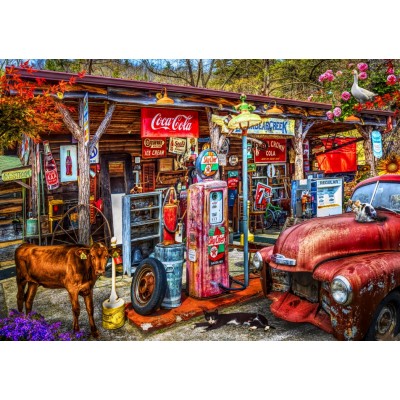 Puzzle  Bluebird-Puzzle-F-90003 On the Back Roads in the Country