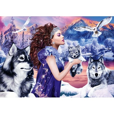 Puzzle  Bluebird-Puzzle-F-90061 Wolf Queen