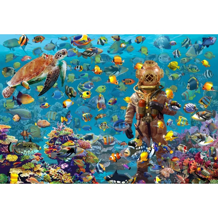 Puzzle Bluebird-Puzzle-F-90101 Under the Sea
