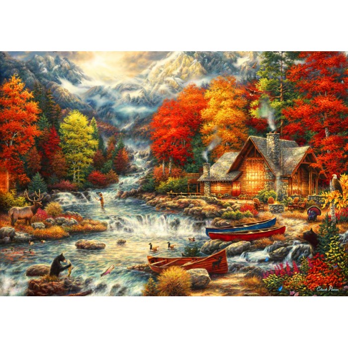 Puzzle Bluebird-Puzzle-F-90239 Treasures of the Great Outdoors