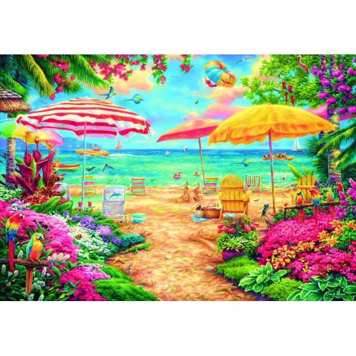 Puzzle Bluebird-Puzzle-F-90324 A Perfect Day at the Beach