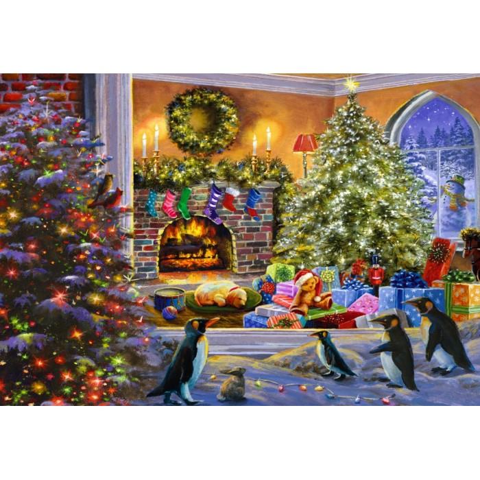 Puzzle Bluebird-Puzzle-F-90369 A Magical View to Christmas