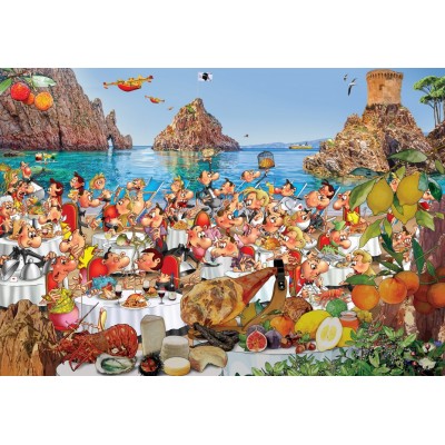 Puzzle  Bluebird-Puzzle-F-90445 Ruyer François : Corse