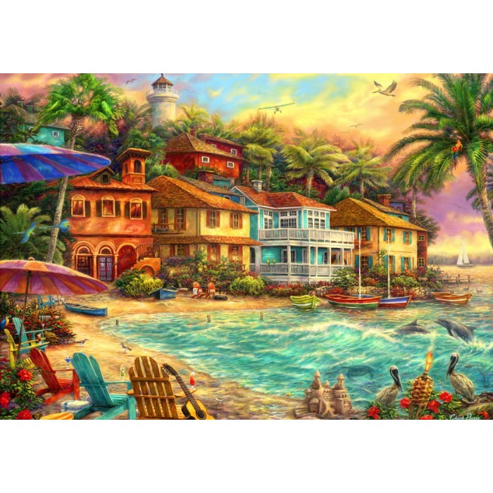 Puzzle Bluebird-Puzzle-F-90446 Island Time