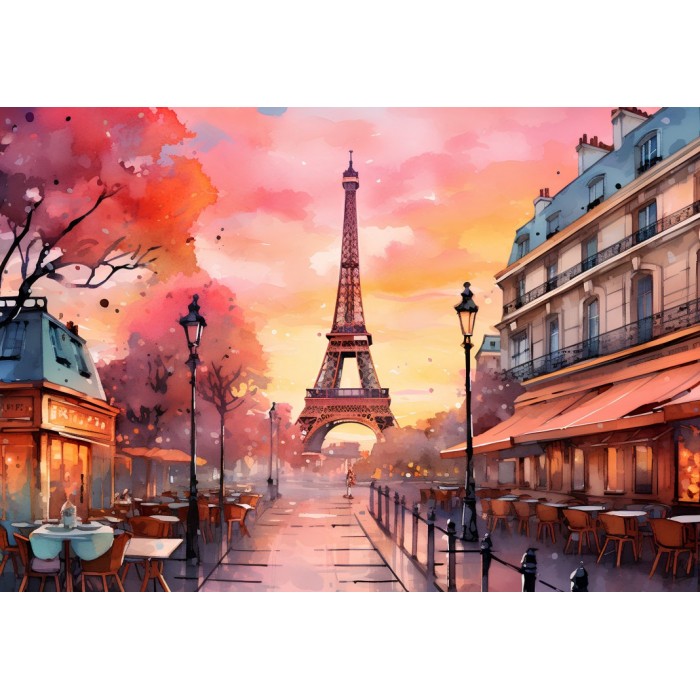 Puzzle Bluebird-Puzzle-F-90544 Paris et la Grande Dame