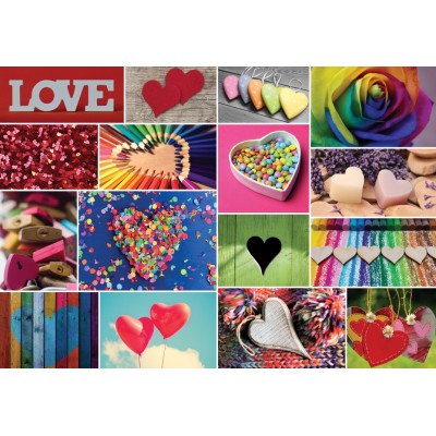 Puzzle  Bluebird-Puzzle-F-90547 Collage - Love in Color
