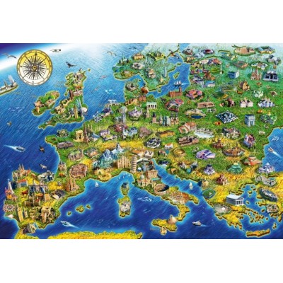 Puzzle  Bluebird-Puzzle-F-90558 European Landmarks