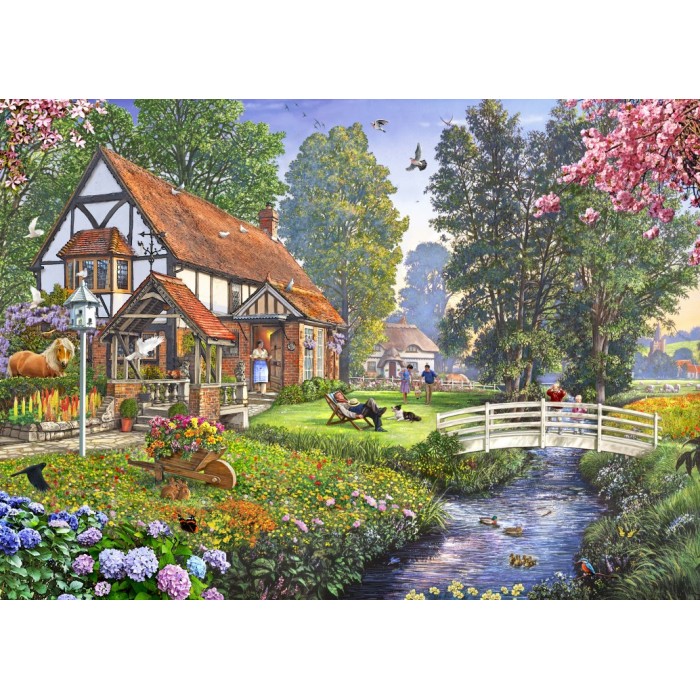 Puzzle Bluebird-Puzzle-F-90571 Peaceful Sunday