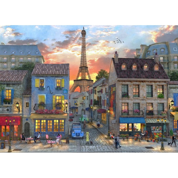 Puzzle Bluebird-Puzzle-F-90675 Streets of Paris