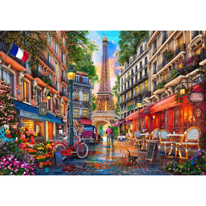 Puzzle Bluebird-Puzzle-F-90704 Paris Street