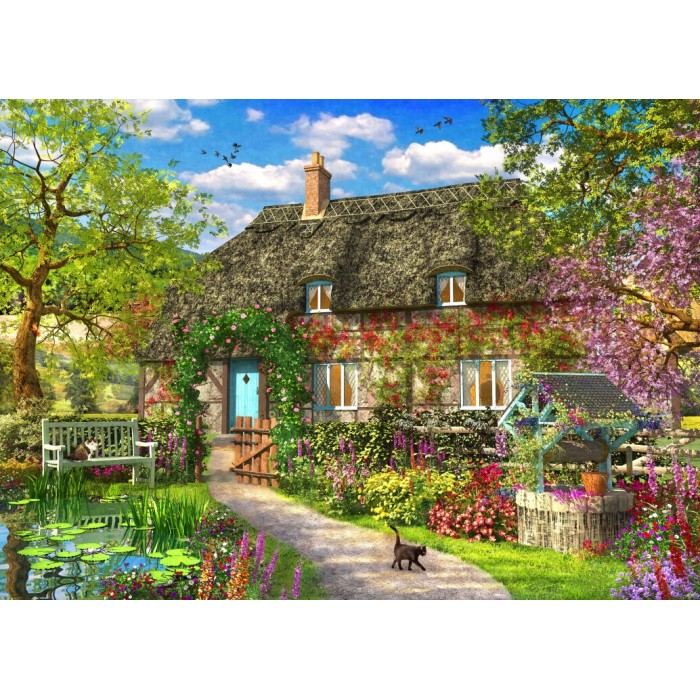 Puzzle Bluebird-Puzzle-F-90705 The Old Cottage