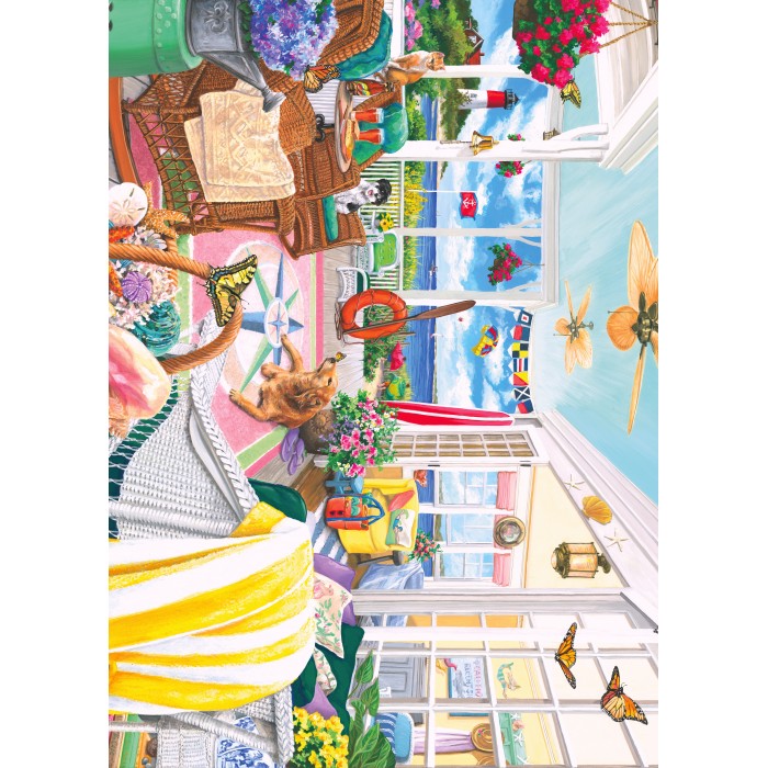 Puzzle Bluebird-Puzzle-F-90741 Summer Porch