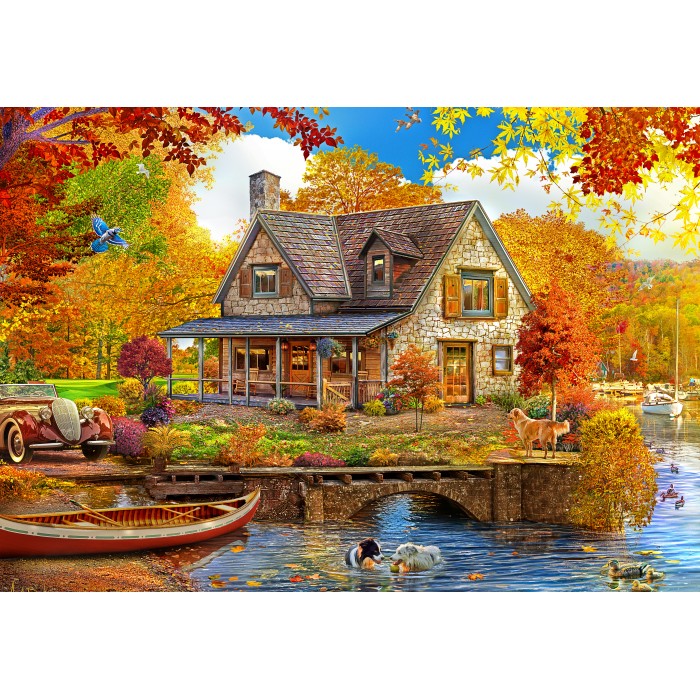 Puzzle Bluebird-Puzzle-F-90821 Lake House