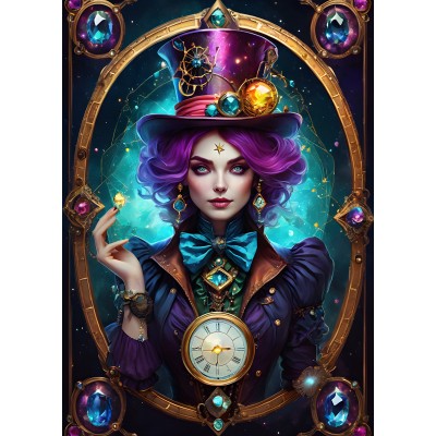 Puzzle  Bluebird-Puzzle-F-90826 Violet - Steampunk Collection
