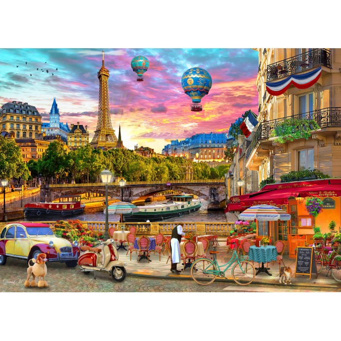 Puzzle Bluebird-Puzzle-F-90830 City of Love, Paris