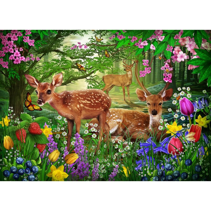 Puzzle Bluebird-Puzzle-F-90862 Spirit of Spring