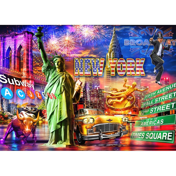 Puzzle Bluebird-Puzzle-F-90872 New York