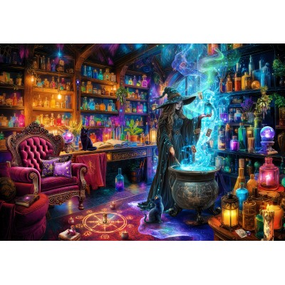 Puzzle  Bluebird-Puzzle-F-90934 The Witch's Lair