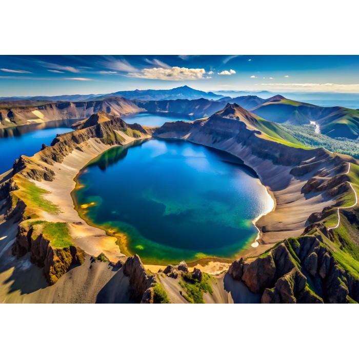 Puzzle Bluebird-Puzzle-F-90936 Mountain Lake