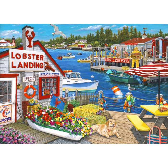 Puzzle Bluebird-Puzzle-F-90957 Lobster Landing